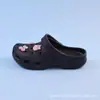 Nuevos Accesorios para Zuecos Infantiles Hebilla DIY para Zapatos Cereza de Dibujos Animados Flor para Zapatos de Niña Hebilla Desmontable