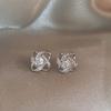 Brincos de Pérola Cor Ouro Agulha de Prata Esterlina S925 Brincos de Agulha de Prata Esterlina Femininos Brincos Especiais Novos Explosivos de Alto Nível Elegantes Acessíveis de Luxo