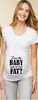 Estilo Nuevo Europeo y Americano Ropa de Maternidad Tallas Grandes Camiseta de Maternidad de Manga Corta para Mujer Top Casual de Cuello Redondo