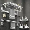 Estante para Toallas de Acero Inoxidable 304, Estante de Almacenamiento para Baño sin Taladro, Estante para Toallas de Baño, Estante de Pared para Almacenamiento en Baño e Inodoro