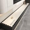 Tapete para Mesa de Gabinete de TV, Tampo de Bancada Lateral de Jantar, Tapete de Proteção, Luxo Acessível de Alta Qualidade, Impermeável e à Prova de Óleo, Tapete para Mesa de Entrada, Armário de Sapatos