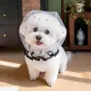 Collar protector para mascotas para prevenir mordeduras, collar isabelino para pasear perros, conveniente, cómodo, transpirable, collar de malla anti-lamido y anti-mordeduras