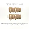 Taiwu [Uñas Vestibles Semi-Hechas a Mano] Estilos Largos y Cortos Piezas de Uñas Pre-Hechas, Uñas Postizas Desmontables, Paquete de Diez Piezas al por Mayor