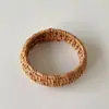 Pulsera tejida de ratán Xu Artisan Hecha a mano en Vietnam Tejida Vintage Versátil Estilo Étnico Bohemio Acompañamiento Ceremonial para Hombres y Mujeres