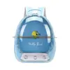 Hola Brid Periquito Sol Pequeño Bolsa Transportadora de Pájaros Mochila para Exteriores Transparente Portátil Gris Cacatúa Periquito