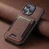 Adecuado para Apple 18Promax Banda Elástica Soporte para Tarjetas Funda de Teléfono Samsung S26Ultra Soporte Funda Protectora de Cuero