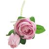 Rosa de simulación 2, rosa de la Concubina Imperial, flor de simulación individual para boda, mesa de hogar, venta directa de fábrica