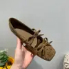 Aumento interno de altura de 3 cm, zapatos Mary Jane poco profundos de puntera cuadrada estilo hada con lunares suaves estilo francés para mujer