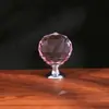Puxadores de gaveta de cristal estilo europeu, ferragens domésticas, acessórios para armários e gavetas com acabamento colorido e texturizado
