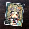 Pintura Thangka Dorada Pintada a Mano de los Cinco Budas, Buda de la Riqueza Amarillo, Tara Verde, Mahakala y Núcleo de Pintura Thangka del Nacimiento de Buda sobre Lienzo Especial