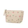 Bolsa de Maquillaje Impresa Fresca y Sencilla Estilo Ins, Bolsa Grande de Lona Portátil para Artículos de Tocador, Bolso de Mano de Lona para Estudiantes al por Mayor
