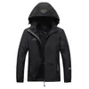 Ozone Transfronterizo Tallas Grandes Europeo y Americano Cálido Exterior Protección contra el Frío Cortavientos Impermeable Forro Polar Espesado Ropa de Montañismo Chaqueta de Algodón Abrigo Hombre