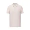 Camisa Polo de Algodón-Poliéster de Manga Corta de Color Sólido de 190g 32S con Impresión de Logo Personalizado, Camiseta de Equipo de Verano con Bordado Impreso