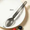 Colheres plásticas transparentes descartáveis espessadas, embaladas individualmente, para viagem, sobremesa, frutas e uso comercial