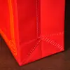 Bolsa de Regalo Roja de Año Nuevo Bolsa de Mano de Tela No Tejida Bolsa de Compras para Regalo del Festival de Primavera Bolsa Impermeable para Empaque de Souvenir Festivo