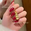 Atacado do Fabricante Pequeno Vermelho Jardim Natural Espuma de Água Jade O Ano Todo Feijão da Sorte Pingente Prata S925 Incrustado Novo Chinoiserie Laço Feijão