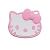 Exportación al por mayor Kk Gato Caucho Suave Pegatinas para Vasos de Agua Agujero Charms para Zapatos Decoración Accesorios DIY Funda de Teléfono Ecológico