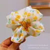 Nuevo 2023 tocado infantil simple lazo hilo estampado pasador niña pequeño colorido tres dimensiones abanico de princesa pinza superior