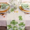 Amazon nueva gran venta St. Camino de mesa de lino para el Día de San Patricio decoración para el hogar restaurante impresión mantel