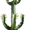 Cactus Falso Simulado Planta Verde en Maceta Florero Decorativo Adornos Pared de Fotos Fondo Simple Planta del Desierto Bonsái