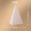 Modelo de boceto de forma geométrica de yeso, Pieza única, 16 Piezas Grandes, Molde de dibujo con lápiz de calcar para estudiantes, Modelo de yeso para naturaleza muerta