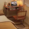 Escritorio de computadora de madera maciza, escritorio de dormitorio estilo vintage, escritorio pequeño para uso doméstico, escritorio de oficina, escritorio de estudio, escritorio de escritura, escritorio estilo Bauhaus