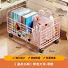 Estante para guardar mochilas escolares, caja de libros móvil debajo del escritorio del estudiante, carrito para estación de trabajo con ruedas, caja de almacenamiento de libros para escritorio de oficina