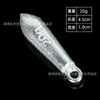 Anillo Colgante Galvanizado Hoja de Sauce Plomada de Hierro con Anillo, Plomada de Hierro Galvanizado para Pesca, Plomada de Pesca, Peso para Hilo de Pesca, Plomada de Hierro, Equipo de Pesca, Artículos de Pesca