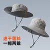 Sombrero de Pescador Plegable Sombrero de Protección Solar para Camping al Aire Libre Sombrero de Pesca para Montañismo Unisex Moda Casual al Aire Libre Versátil