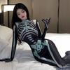 Ropa Interior Sexy PXFS Femenina Original de una Pieza Calavera Cosplay Traje Sexy Pasión Tentación de Pareja 2369