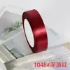 Cinta de Satén de 2 cm Venta al por mayor Transfronteriza Cinta de Seda Cinta Hecha a Mano Cinta de Poliéster Cinta para Caja de Regalo Decoración para Hornear Cinta de Colores Cinta Floral