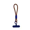 Lanyard Tejido Corto de Moda para Teléfono Móvil Anillo de Doble Propósito Multifuncional Correa de Muñeca Cuerda de Poliéster Fuerte Anti-Pérdida Accesorios