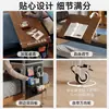 Mesa para Cama Cruzada, Mesita de Noche Vintage, Escritorio para Cama de Dormitorio para Uso en Casa, Mesa Larga Móvil al Pie de la Cama, Escritorio para Computadora Perezoso