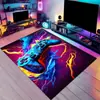 Alfombra para Consola de Videojuegos Estilo Americano Temu Más Vendida Transfronteriza, Alfombra Decorativa para Sala de E-Sports, Resistente a Manchas y Fácil de Cuidar, Alfombra de Mesita de Noche para Dormitorio