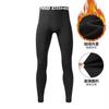 Medias de Terciopelo Deportivo para Hombre Fitness Baloncesto Pantalones Base Alta Elasticidad Compresión Cálido Otoño e Invierno Entrenamiento Running Elástico