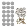 Clips de Sujeción de Tela para Techo de Coche, Remaches de Sujeción, Clips para Techo Interior de Coche, Clips Metálicos para Tela de Coche