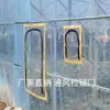 Porta de Ventilação para Estufa Plástico Transparente Anti-envelhecimento Porta de Ventilação de Plástico Porta com Zíper para Estufa de Plástico Janela de Ventilação para Estufa de Plástico