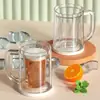 Vaso Helado para Bebidas Refrescantes, Vaso de Cerveza de Verano, Vaso de Hielo, Vaso para Bebidas, Taza de Té, Vaso de Agua, Vaso con Asa para Mujeres, Jarra de Agua Fría
