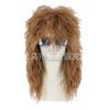 Peluca mullet de los 80, pieza de cabello esponjosa en capas, perfecta para fiestas de disfraces y cosplay