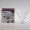 Plato de Fruta de Cristal Grabado Europeo Copa de Helado Cubo de Fruta Alto para el Hogar Plato de Dulces Plato de Fruta Adornos Decorativos
