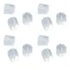 Tapones para los oídos, Tapones de silicona para los oídos, Tapones de plástico transparente de silicona y cuero para los oídos, Tapones traseros para aretes para evitar que las hebillas de los oídos se caigan, Tapones de goma