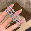 Pulsera con colgante de estrella de circón fresca y delicada estilo coreano, diseño único, exquisita y simple, elegante accesorio para la mano