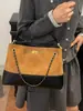 Bolsa Tote Matelassê para Mulheres 2026 Nova Moda Retrô Grande Capacidade Corrente Acolchoada Ombro Transversal Tendência