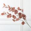Hojas falsas hojas de eucalipto con fruto hojas de dinero plantas verdes boda decoración del hogar fabricantes de plantas de simulación venta al por mayor