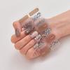 Fabricante de Pegatinas para Uñas Plataforma Transfronteriza Suministro de Alta Calidad Artesanía Láser 3D Estampado en Caliente Película para Esmalte de Uñas Pegatina para Uñas
