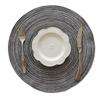 Fábrica en stock estilo nórdico material de hilo de algodón mantel individual posavasos almohadilla aislante mantel para plato