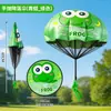 Juguetes de Actividad al Aire Libre para Niños Paracaídas Lanzado a Mano Juguetes Deportivos para Parques Infantiles Accesorios de Juego Interactivo Familiar Paracaídas Volador