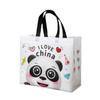 Bolsa de tela no tejida de alta calidad con película cubierta bolsa de dibujos animados para tienda de ropa bolsa para ropa de mujer ropa de niños empaque de regalo en stock bolsa de compras