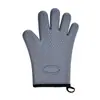 Luvas Acolchoadas de Algodão, Luvas de Forno de Silicone, Utensílios de Confeitaria, Luvas de Cinco Dedos em Formato de Coração Específicas para Micro-ondas da Cozinha