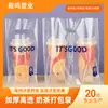 Bolsa de embalaje para té de leche bebida de café té de limón transparente bolsa para llevar taza individual taza doble bolso de mano engrosada en stock rápido pelo